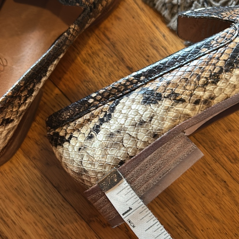 Madewell The Frances Loafer in Snake Embossed Leather Size 5.5 - Picture 11 of 11